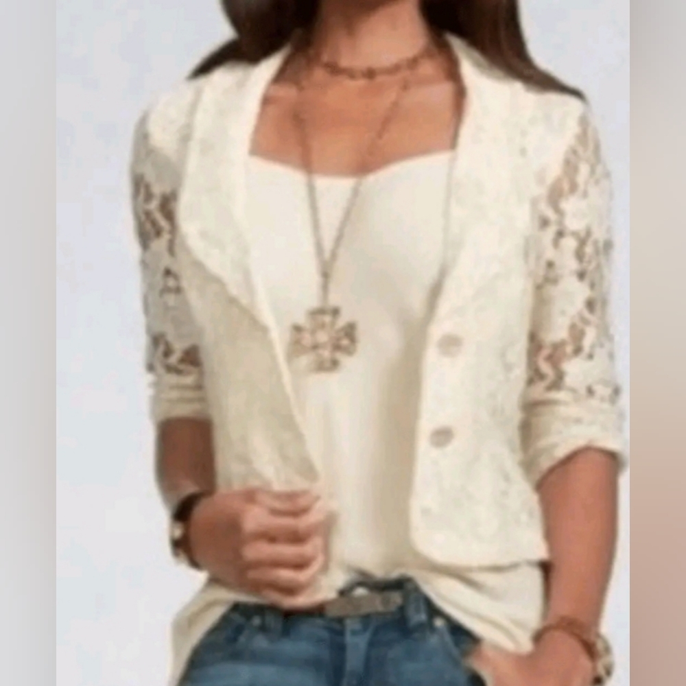 Cabi Lace Cluny Blazer